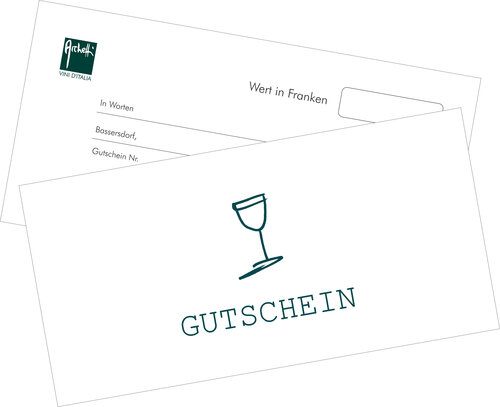 Gutschein 
Wert CHF 100.-